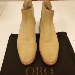 ORO Mens Classic Tan Chelsea Boots $325